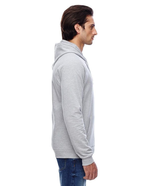 American Apparel Unisex California Fleece Pullover Hoodie | Heather Grey For Cheap - Image 3