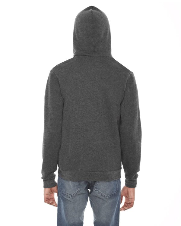 American Apparel Unisex Flex Fleece Zip Hoodie | Dk Heather Grey Supply - Image 2