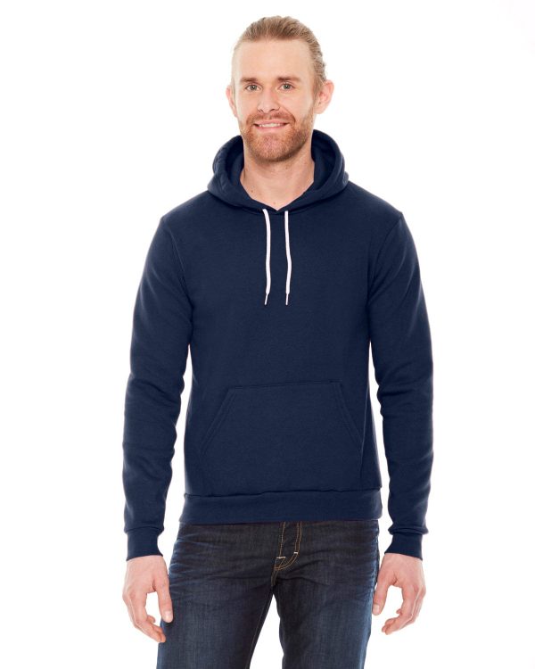 American Apparel Unisex Flex Fleece Drop Shoulder Pullover Hoodie | Navy Fashion