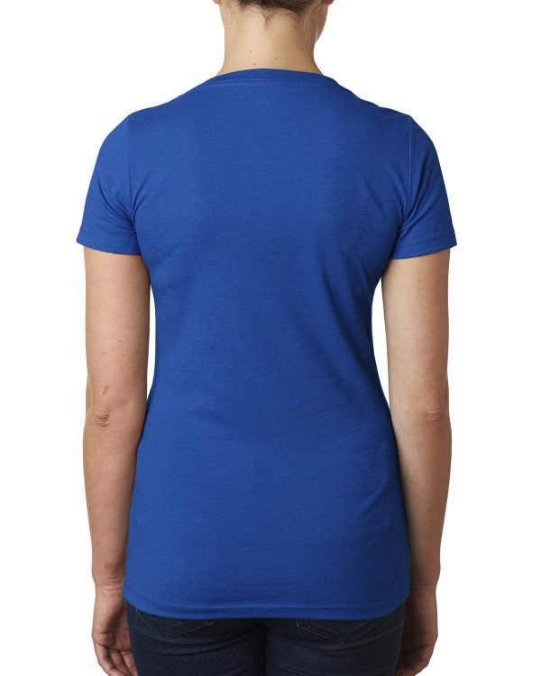 Next Level Ladies CVC Deep V-Neck Tee | Royal Online - Image 2