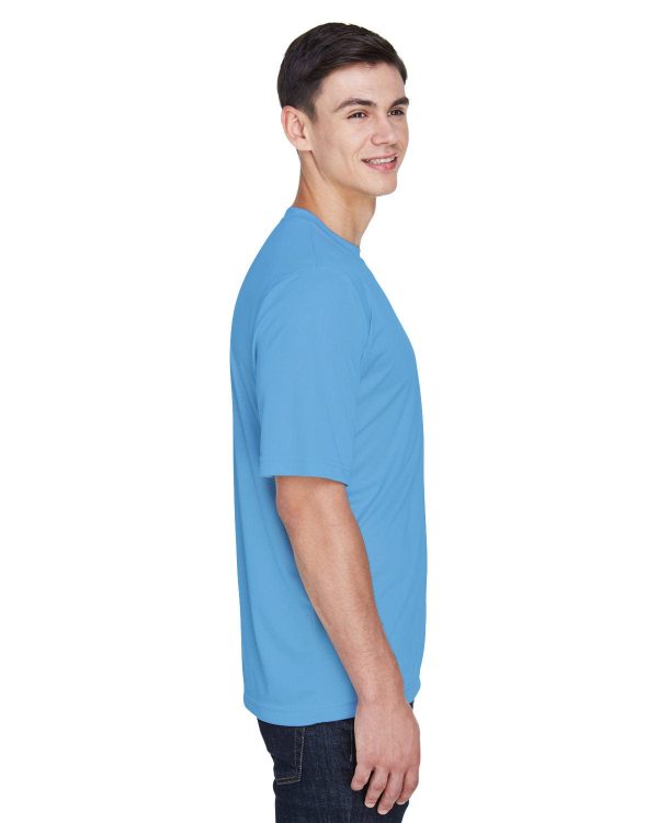 Team 365 Mens Zone Performance T-Shirt | Sport Light Blue For Sale - Image 2