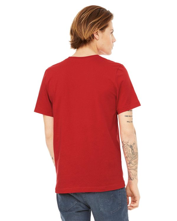 Bella+Canvas Unisex Heavyweight Crew T-Shirt | Red Online Hot Sale - Image 2