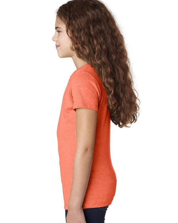 Next Level Girls Princess CVC Tee | Neon Hthr Orang Online Hot Sale - Image 3
