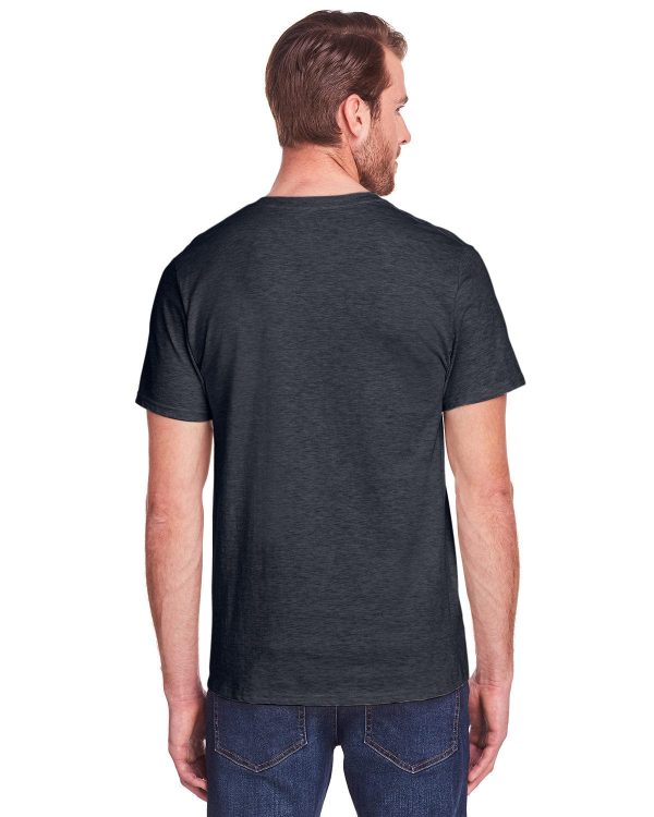 Fruit of the Loom Adult ICONIC T-Shirt | Black Ink Heathr For Discount - Image 2