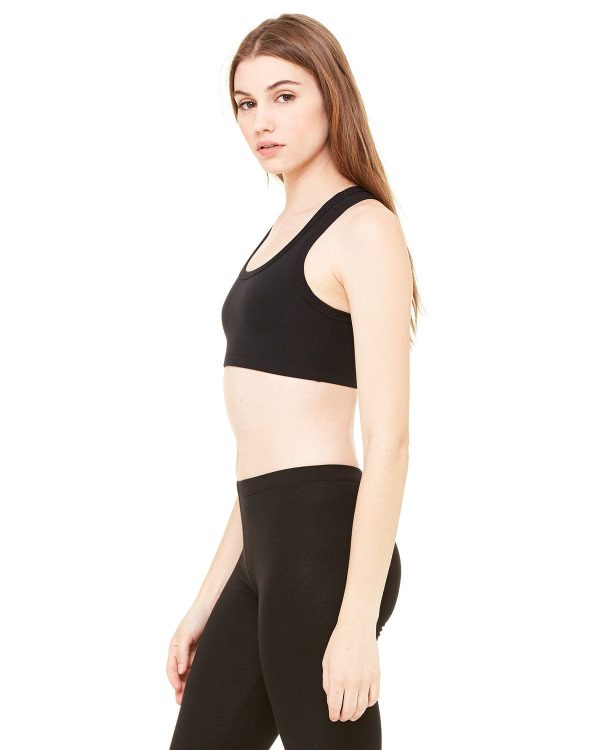 Bella+Canvas Ladies Sports Bra | Black Supply - Image 3
