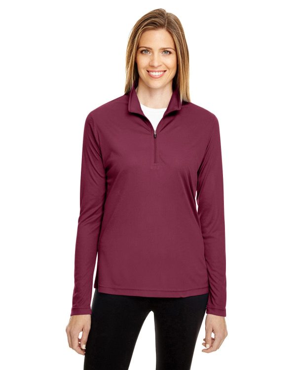Team 365 Ladies Zone Performance Quarter-Zip | Sport Maroon Discount