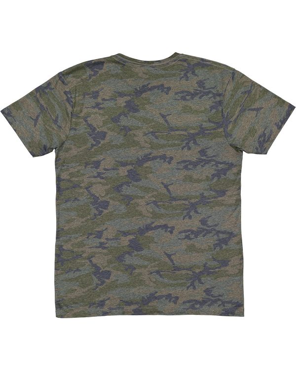 LAT Fine Jersey T-Shirt | Vintage Camo For Sale - Image 2