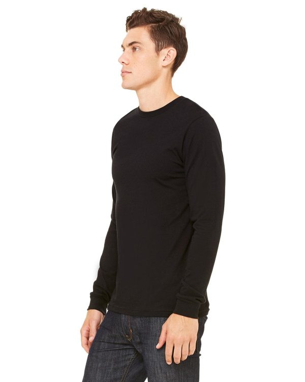 Bella+Canvas Long Sleeve Thermal T-Shirt | Black  Black For Discount - Image 3