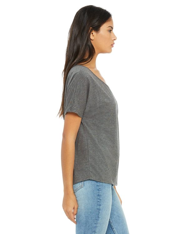 Bella+Canvas Ladies Slouchy T-Shirt | Dp Hthr Speckled Supply - Image 3