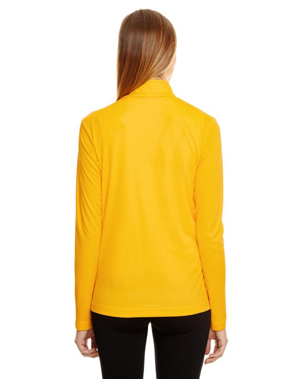 Team 365 Ladies Zone Performance Quarter-Zip | Sp Athletic Gold Discount - Image 2