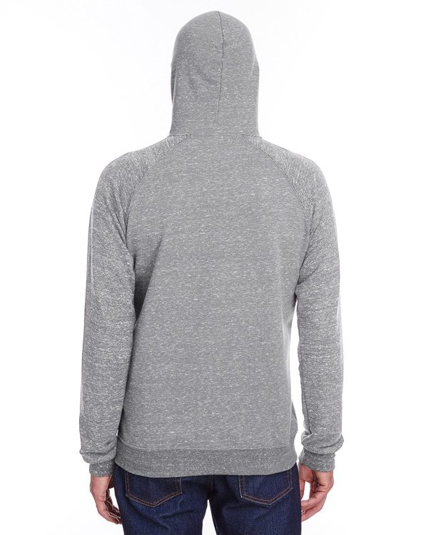 Jerzees Snow Heather Raglan Hoodie | Charcl Snow Hth Supply - Image 2