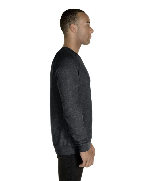 Jerzees Snow Heather French Terry Crewneck Sweatshirt | Blk Ink Snow Hth Sale - Image 3