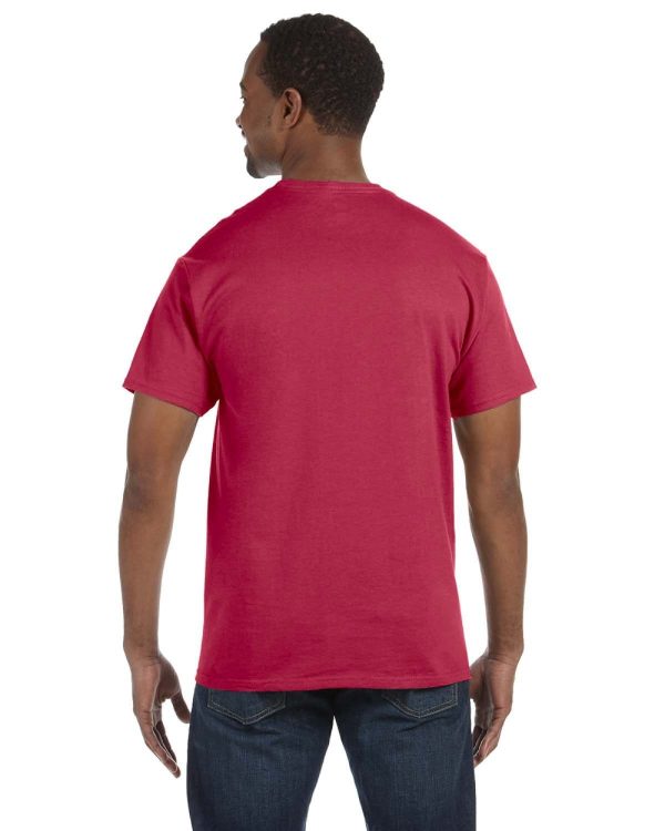 Jerzees Heavyweight 50 50 T-Shirt | Vintage Hth Red Hot on Sale - Image 2