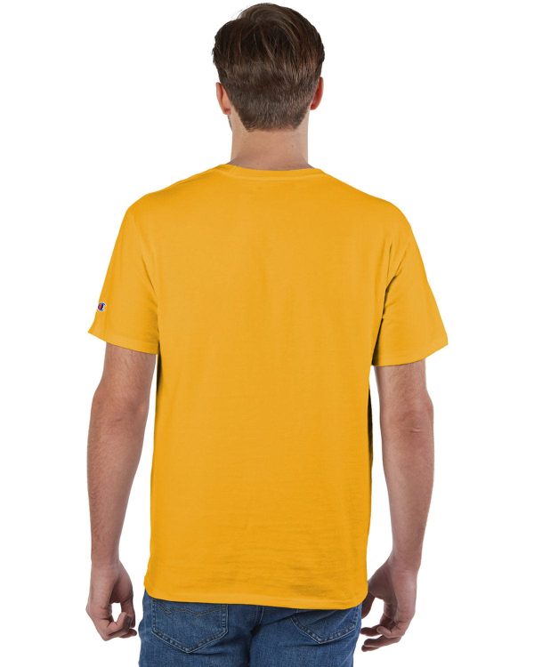 Champion Adult Ringspun Cotton T-Shirt | C Gold on Sale - Image 2