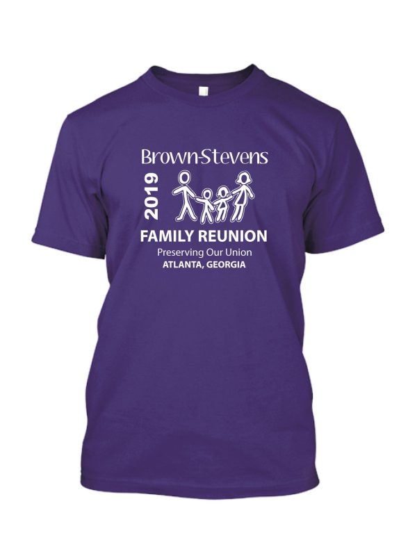 Stick Figure Family Reunion T-Shirt Design R1-51 on Sale - Image 4