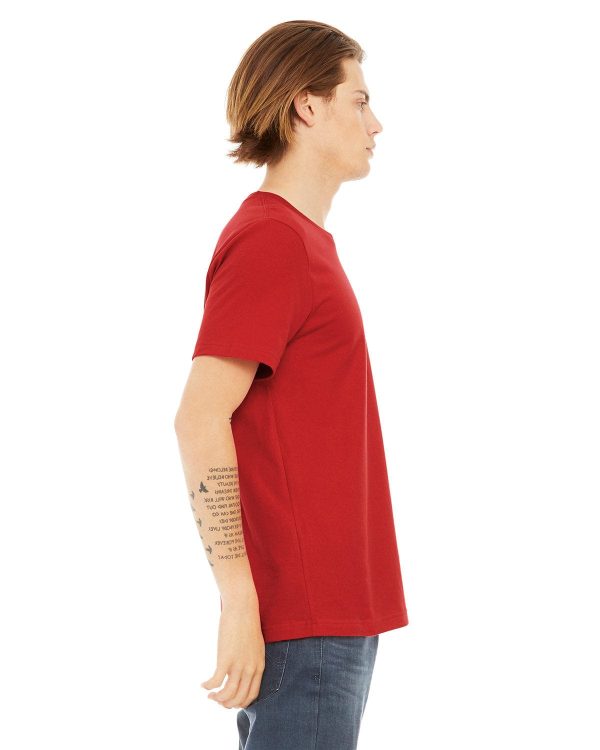 Bella+Canvas Unisex Heavyweight Crew T-Shirt | Red Online Hot Sale - Image 3