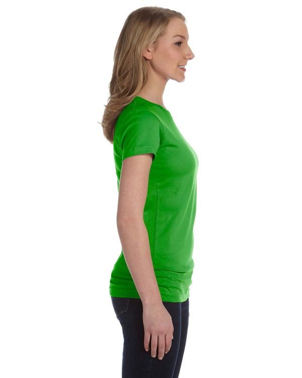 LAT Ladies Fine Jersey T-Shirt | Apple on Sale - Image 3