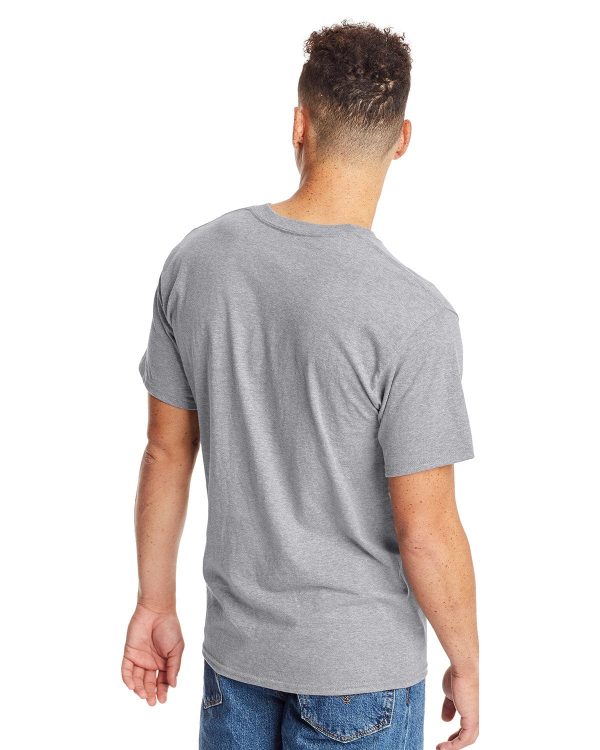 Hanes Beefy-T T-Shirt | Light Steel on Sale - Image 2