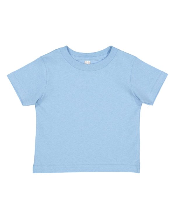 Rabbit Skins Toddler Fine Jersey T-Shirt | Light Blue Online Sale