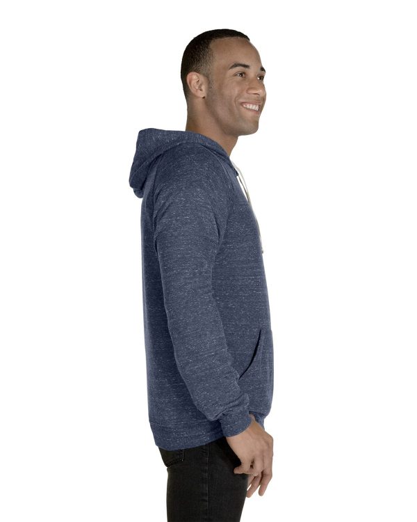 Jerzees Snow Heather Raglan Hoodie | Navy Snow Heathr Hot on Sale - Image 3