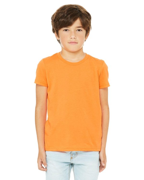 Bella+Canvas Youth Short Sleeve T-Shirt | Neon Orange Discount