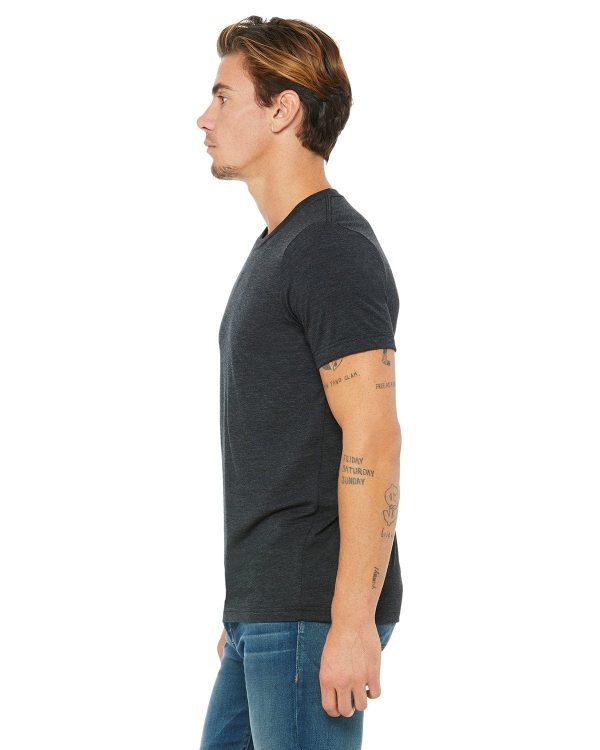 Bella+Canvas Triblend T-Shirt | Char-black Trib For Cheap - Image 3