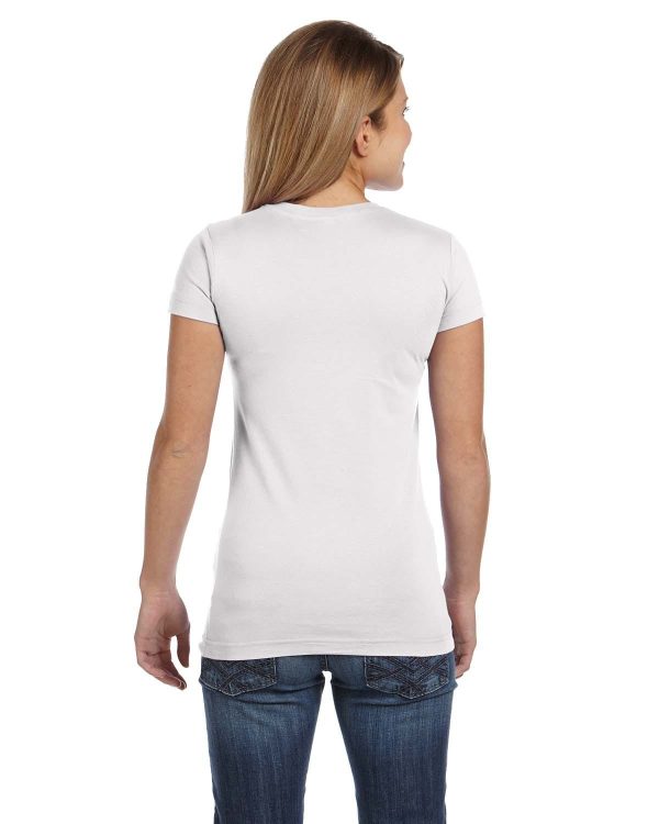 LAT Junior V-Neck T-Shirt | White Online Sale - Image 2