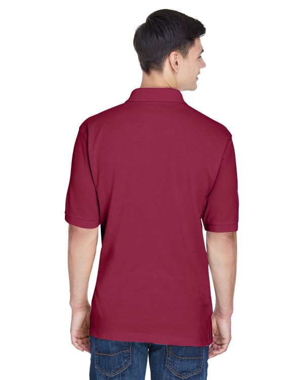Harriton Easy Blend Polo Shirt | Wine Supply - Image 2