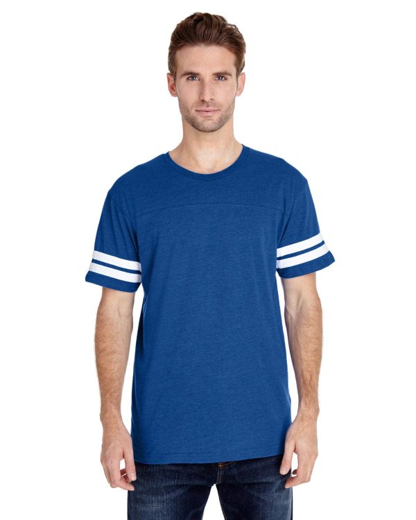 LAT Mens Football T-Shirt | Vn Royal  Bd Wht Online Sale