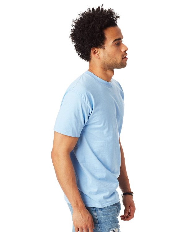 Hanes Beefy-T T-Shirt | Light Blue For Discount - Image 3