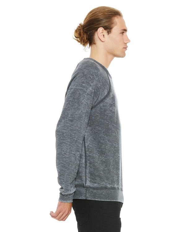 Bella+Canvas Triblend Unisex Crewneck Sweatshirt | Grey Acid Fleece Online Sale - Image 3