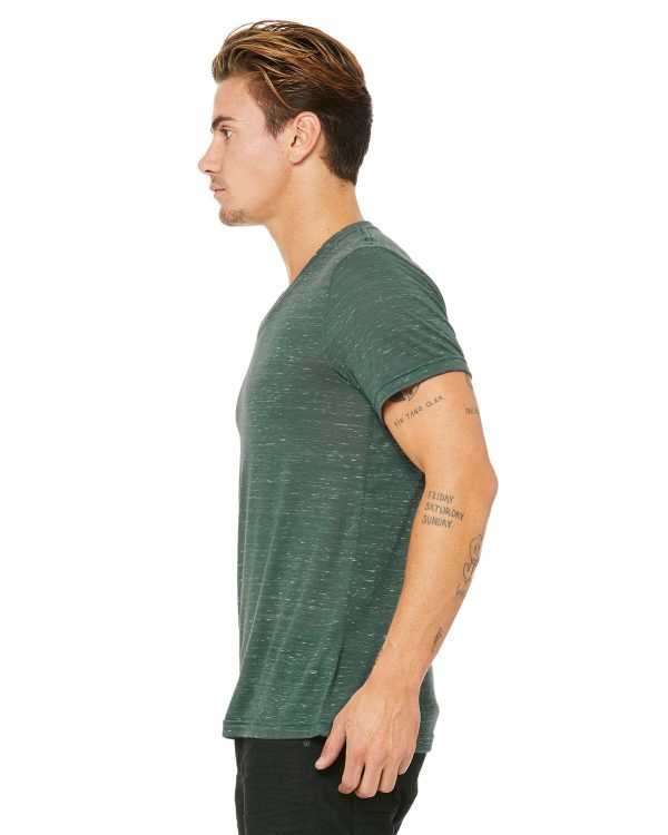 Bella+Canvas Unisex V-Neck T-Shirt | Forest Marble Online Sale - Image 3