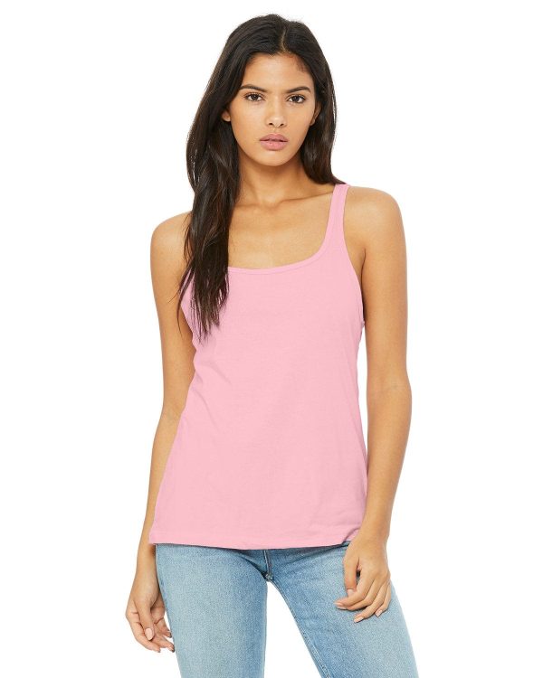 Bella+Canvas Ladies Relaxed Jersey Tank | Pink Supply