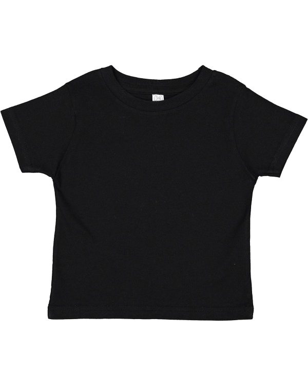 Rabbit Skins Toddler T-Shirt | Black on Sale