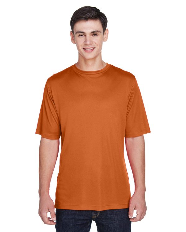 Team 365 Mens Zone Performance T-Shirt | Sprt Brnt Orange Online Sale
