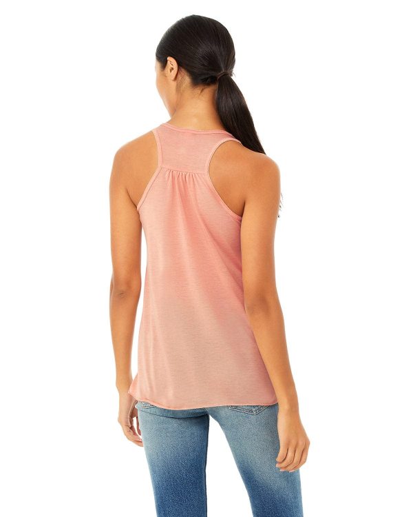 Bella+Canvas Ladies Flowy Racerback Tank | Peach Cheap - Image 2