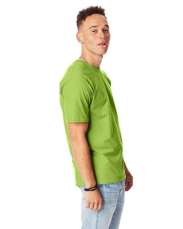 Hanes Beefy-T T-Shirt | Lime For Discount - Image 3