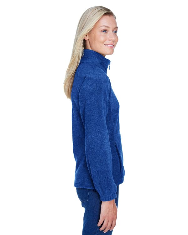 Harriton Ladies Full-Zip Fleece Jacket | True Royal Online now - Image 3