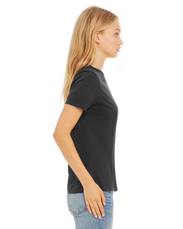 Bella+Canvas Ladies Relaxed Short Sleeve Jersey T-Shirt | Dark Grey Fashion - Image 3