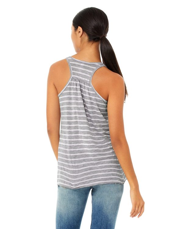 Bella+Canvas Ladies Flowy Racerback Tank | Str Ath Htr  Wht Cheap - Image 2