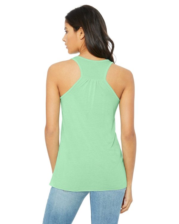 Bella+Canvas Ladies Flowy Racerback Tank | Mint For Sale - Image 2