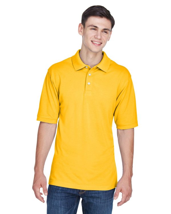 Harriton Easy Blend Polo Shirt | Sunray Yellow Online Hot Sale