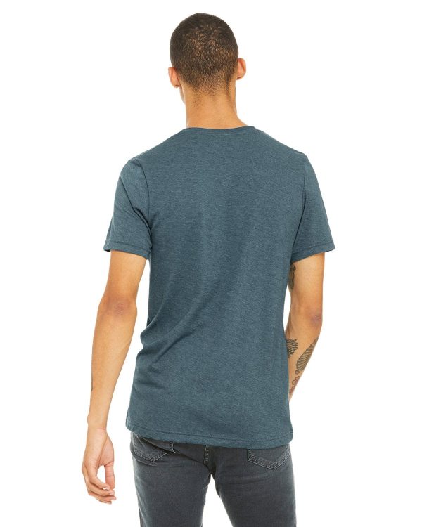 Bella+Canvas Triblend T-Shirt | Steel Blu Trblnd Cheap - Image 2