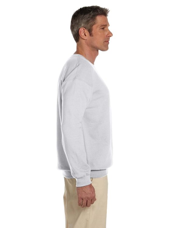 Jerzees SuperSweats 50 50 Crewneck Sweatshirt | Ash Online - Image 3