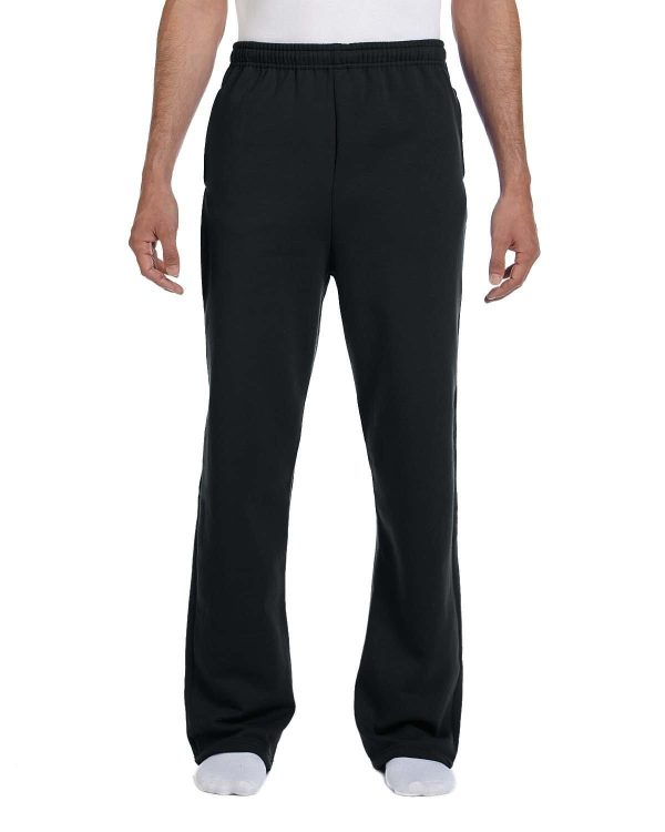 Jerzees Open Bottom Fleece Sweatpants | Black For Cheap