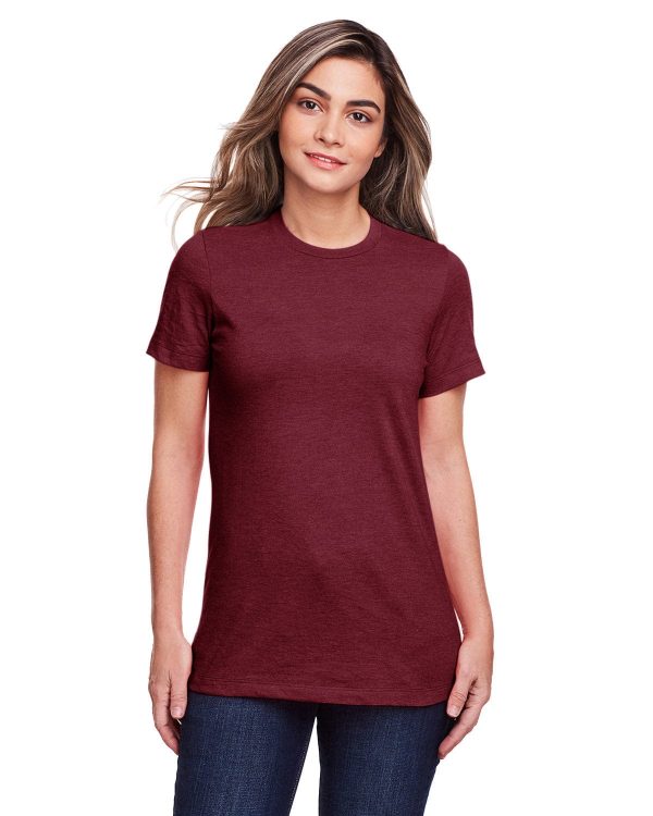 Gildan Ladies Softstyle CVC T-Shirt | Maroon Mist Supply