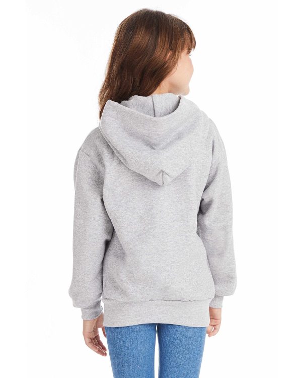 Hanes Youth Hooded Sweatshirt | Light Steel on Sale - Image 2