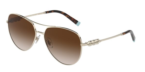 Tiffany TF3083B Pilot Sunglasses For Discount - Image 2